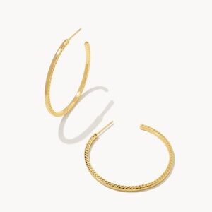 Kendra Scott Sylvie Hoop Earrings in Gold